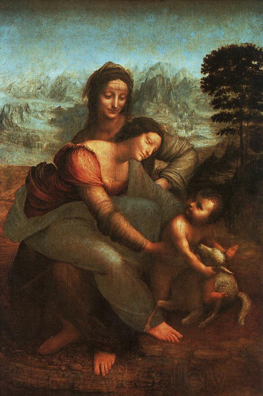  Leonardo  Da Vinci Virgin and Child with St Anne